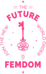 The Future Is Femdom - Racerback Tank