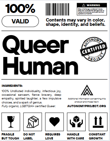 Queer Human - Tie-Dyed T-Shirt