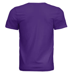 Solid Team Purple Triblend - 3413C - BACK