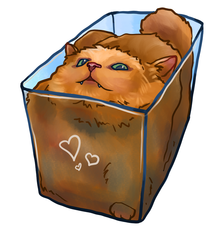 Bin Cat Sticker