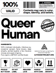 Queer Human - Tie-Dyed T-Shirt