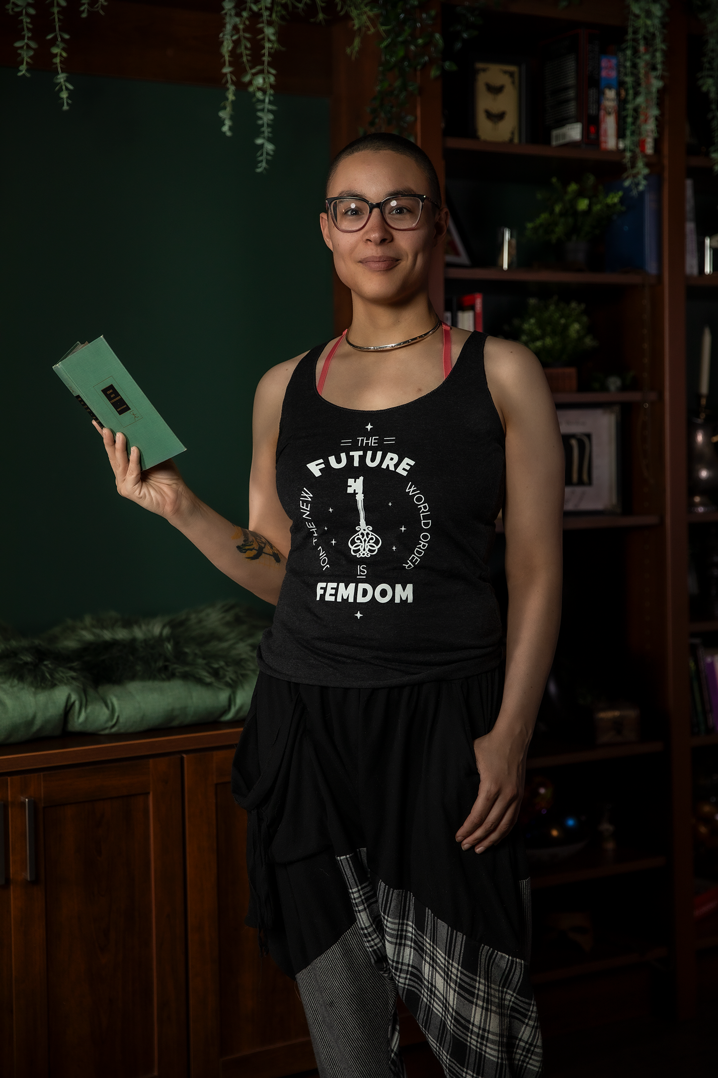 The Future Is Femdom - Racerback Tank