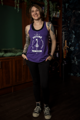 The Future Is Femdom - Racerback Tank