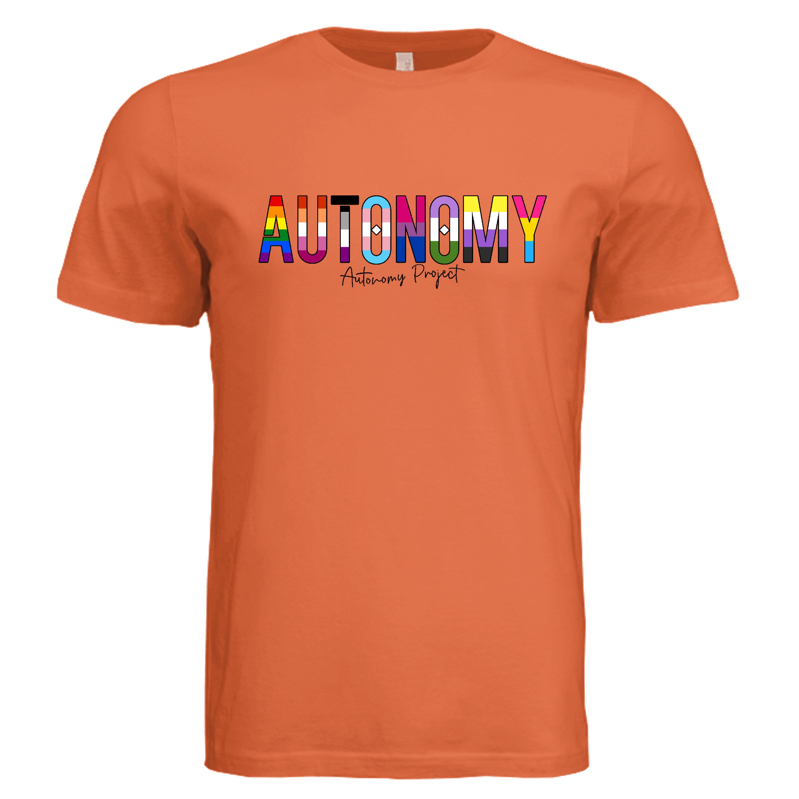 Solid Orange Triblend - 3413C - FRONT